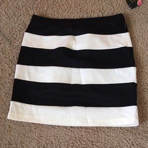 Striped pencil skirt forever 21